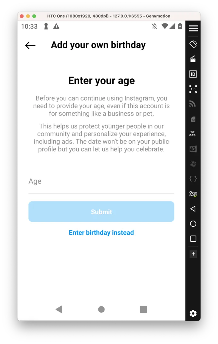 The birthday step