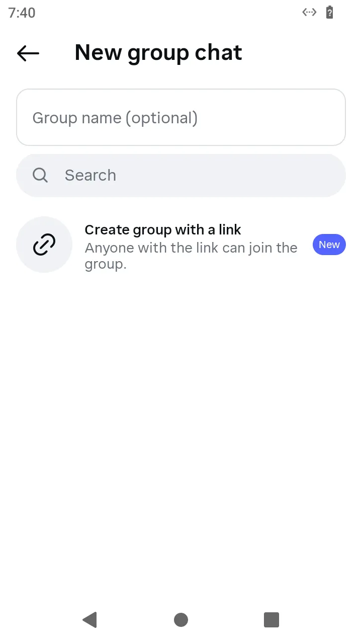 The group picker