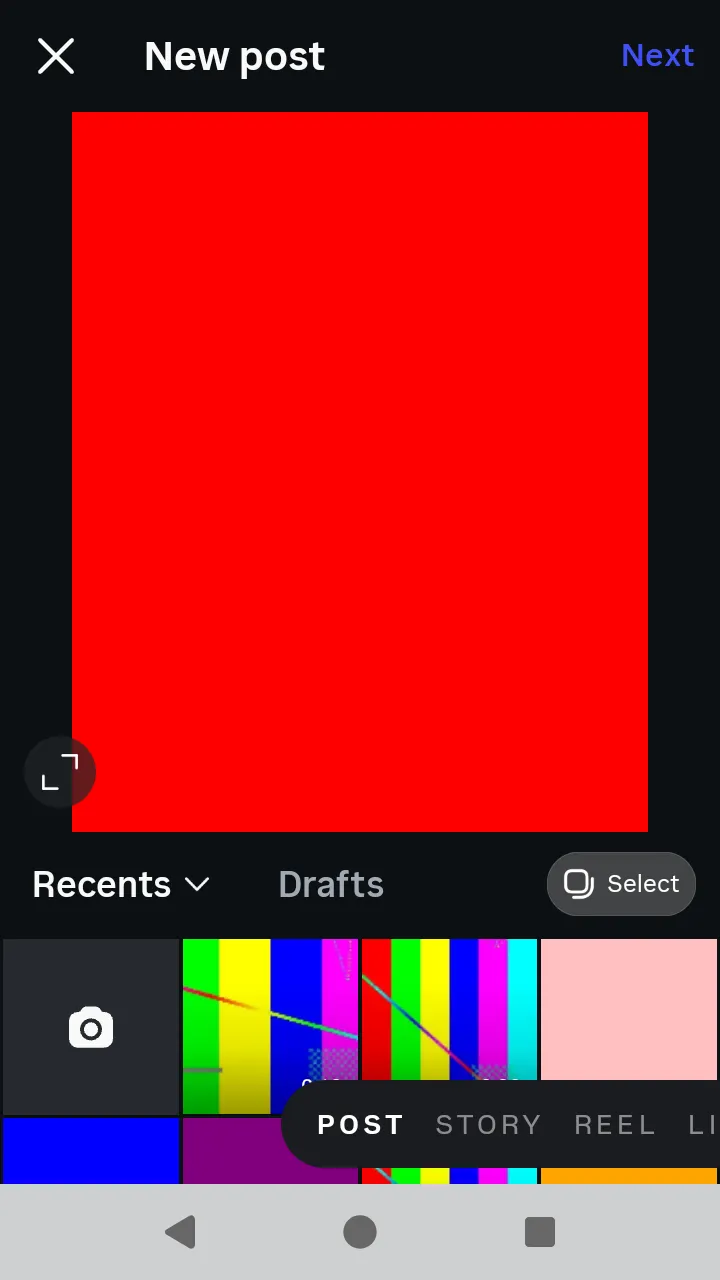 The gallery picker